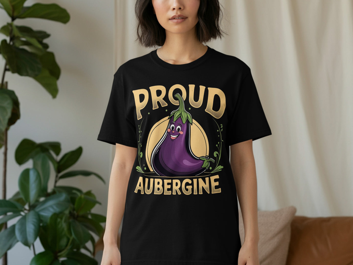 Proud Aubergine Graphic Tee Perfect T-Shirt product type