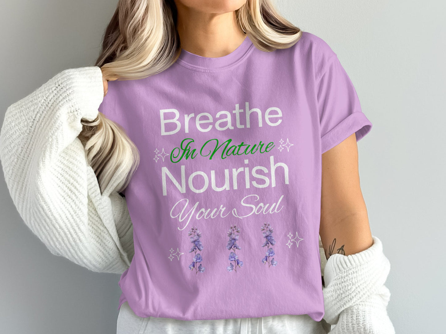 Breathe In Nature Nourish Your Soul T-Shirt product
