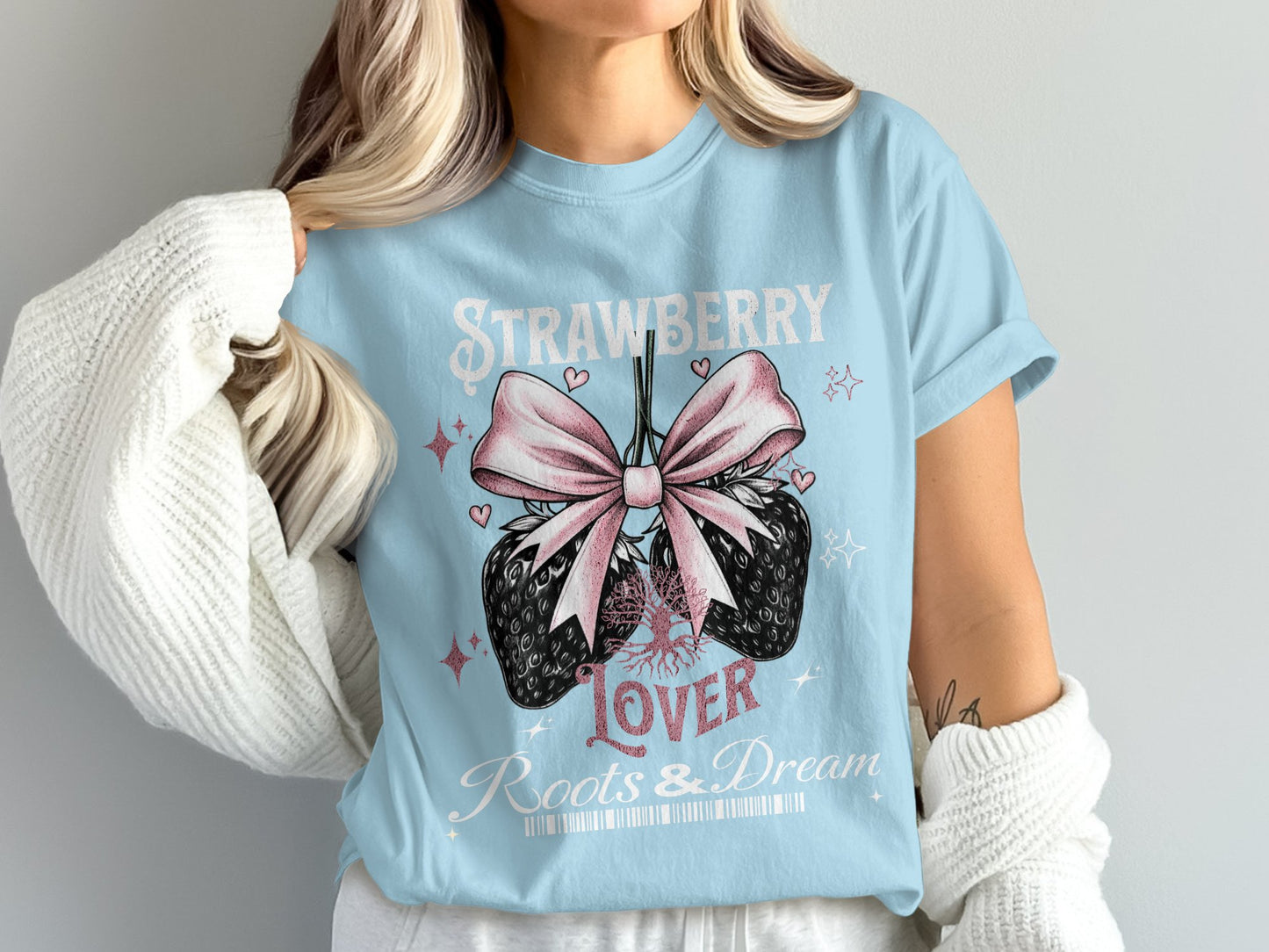 Strawberry Lover Roots and Dream Graphic T-Shirt product type