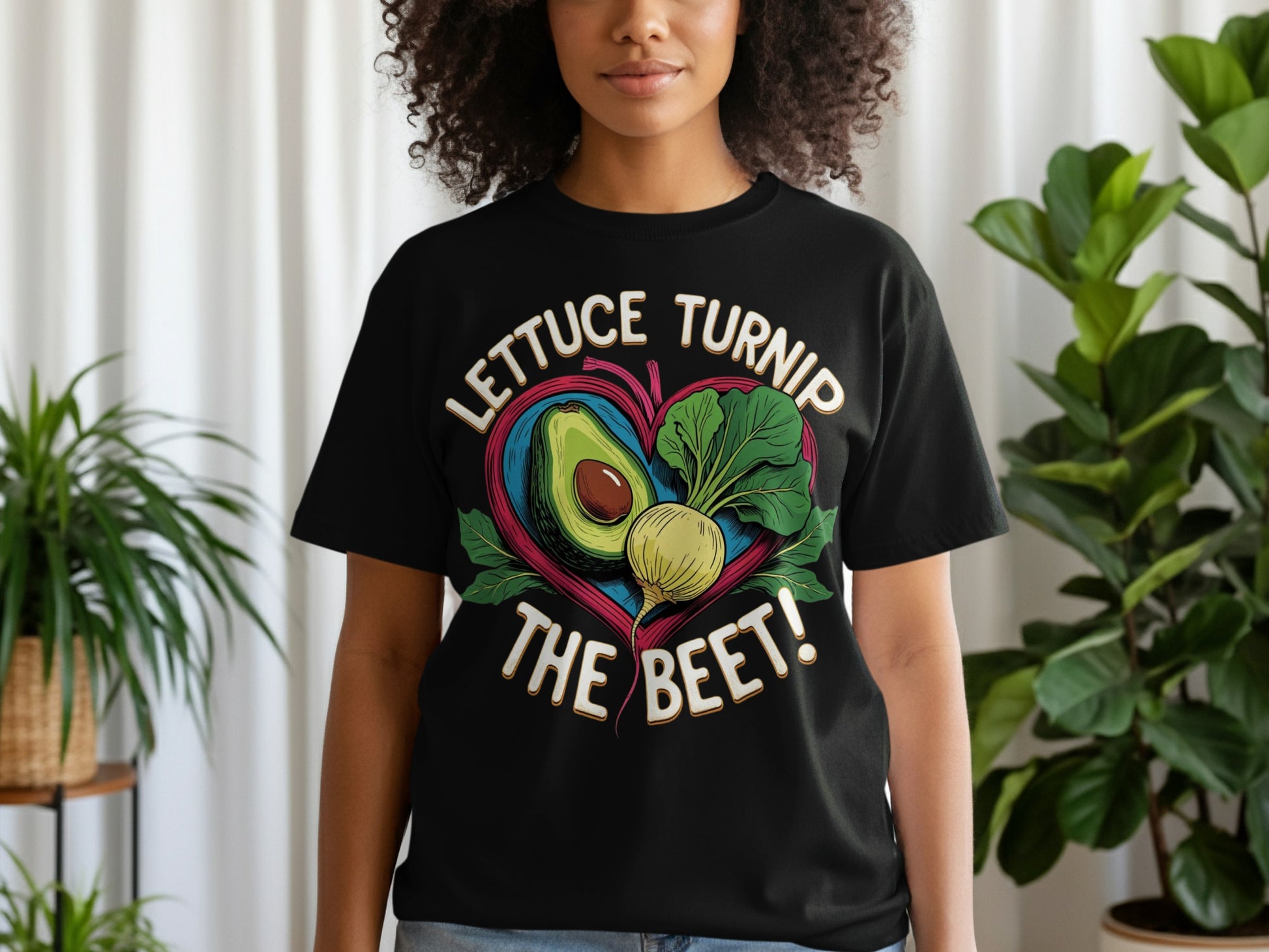 Lettuce Turnip The Beet Graphic Novelty Tee product