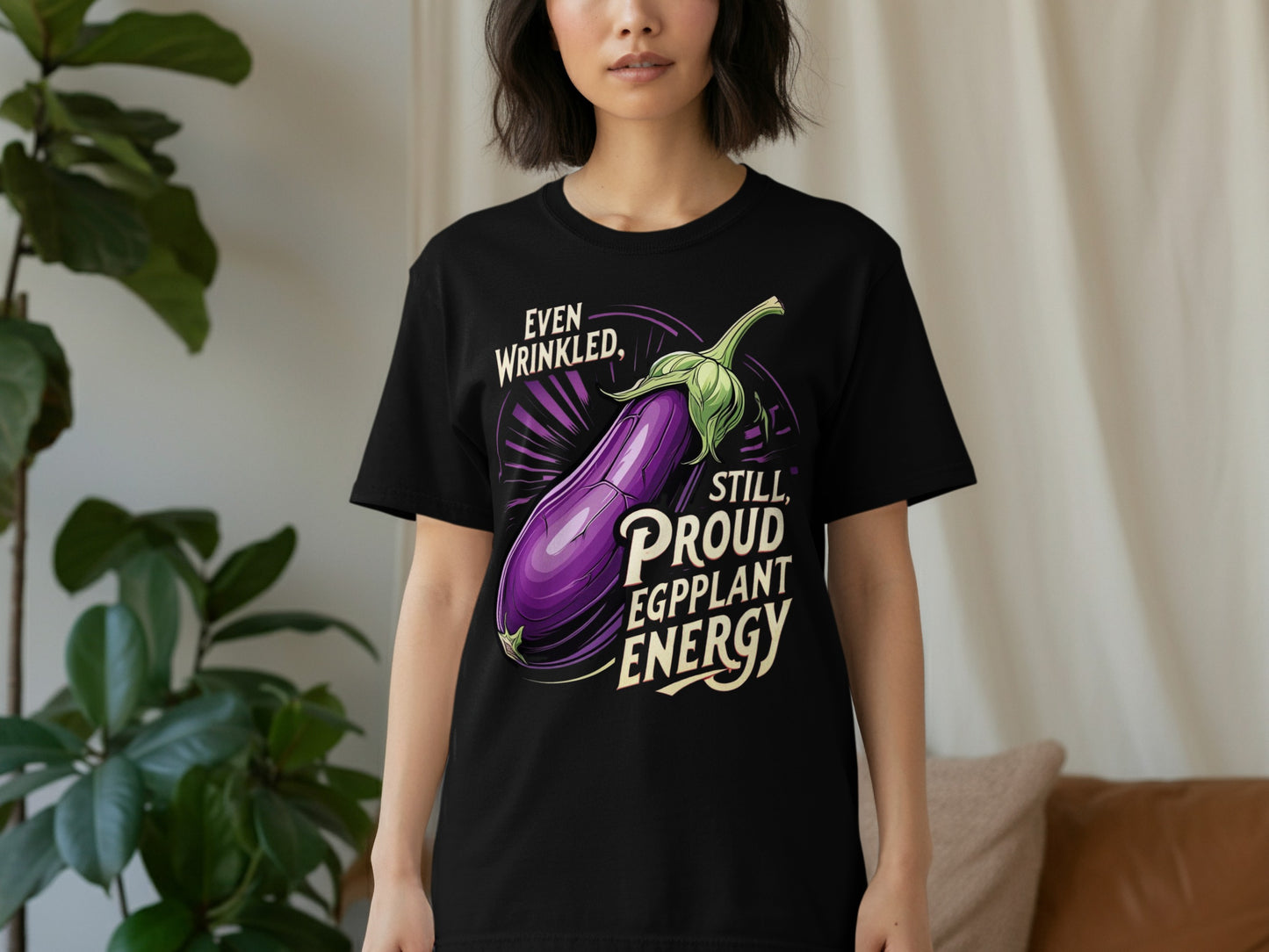 Still Proud Eggplant Energy Graphic Printed product