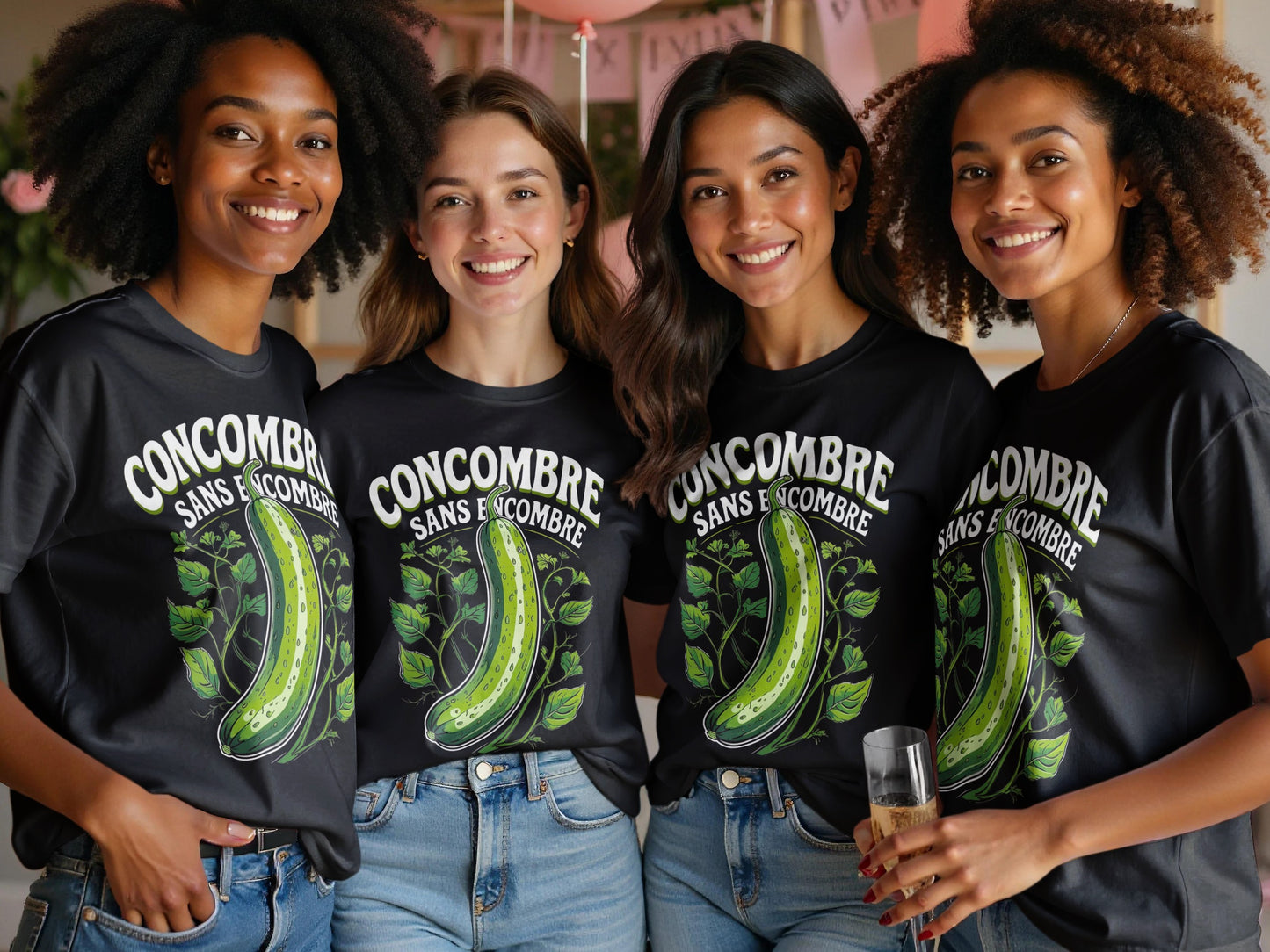 Concombre Sans Encombre Graphic Tee product