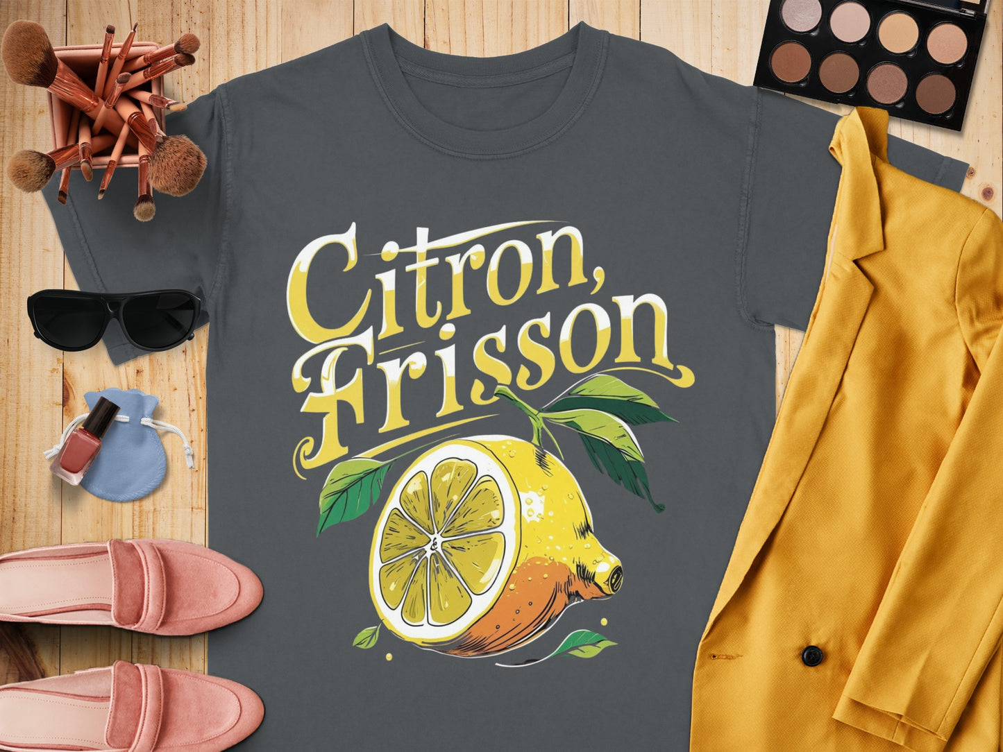 Citron Frisson Lemon Graphic Unisex Tee Shirt product