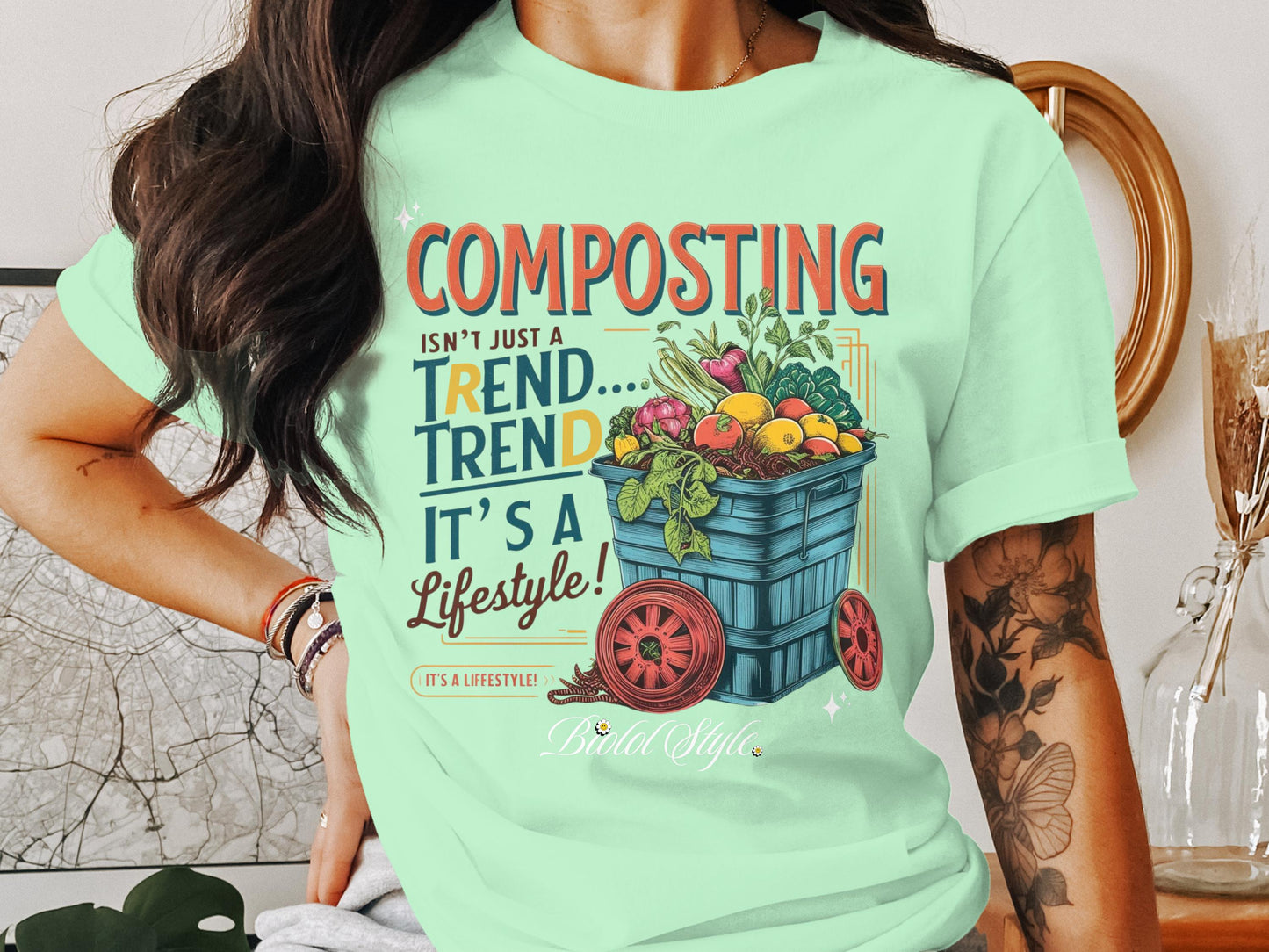 Composting is a Lifestyle Trend Bold Style product