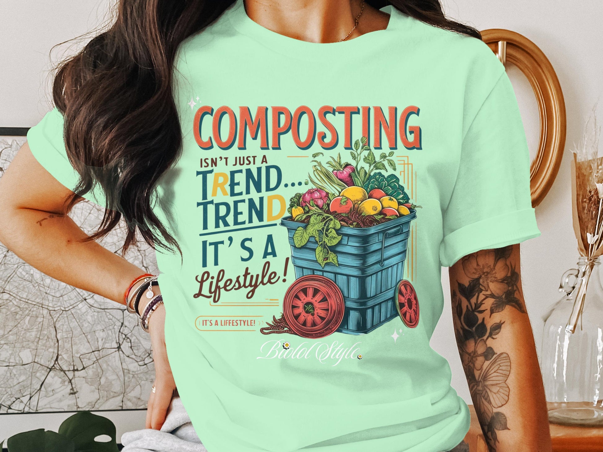 Composting is a Lifestyle Trend Bold Style product