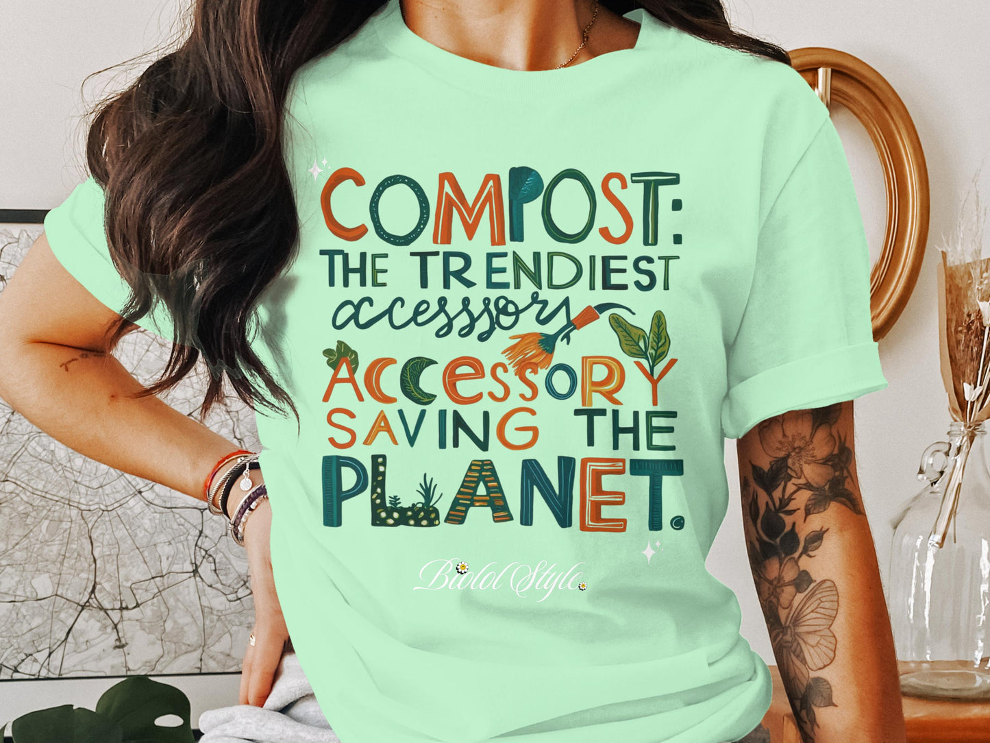 Compost Theme Trendy Accessory Saving The Planet product type