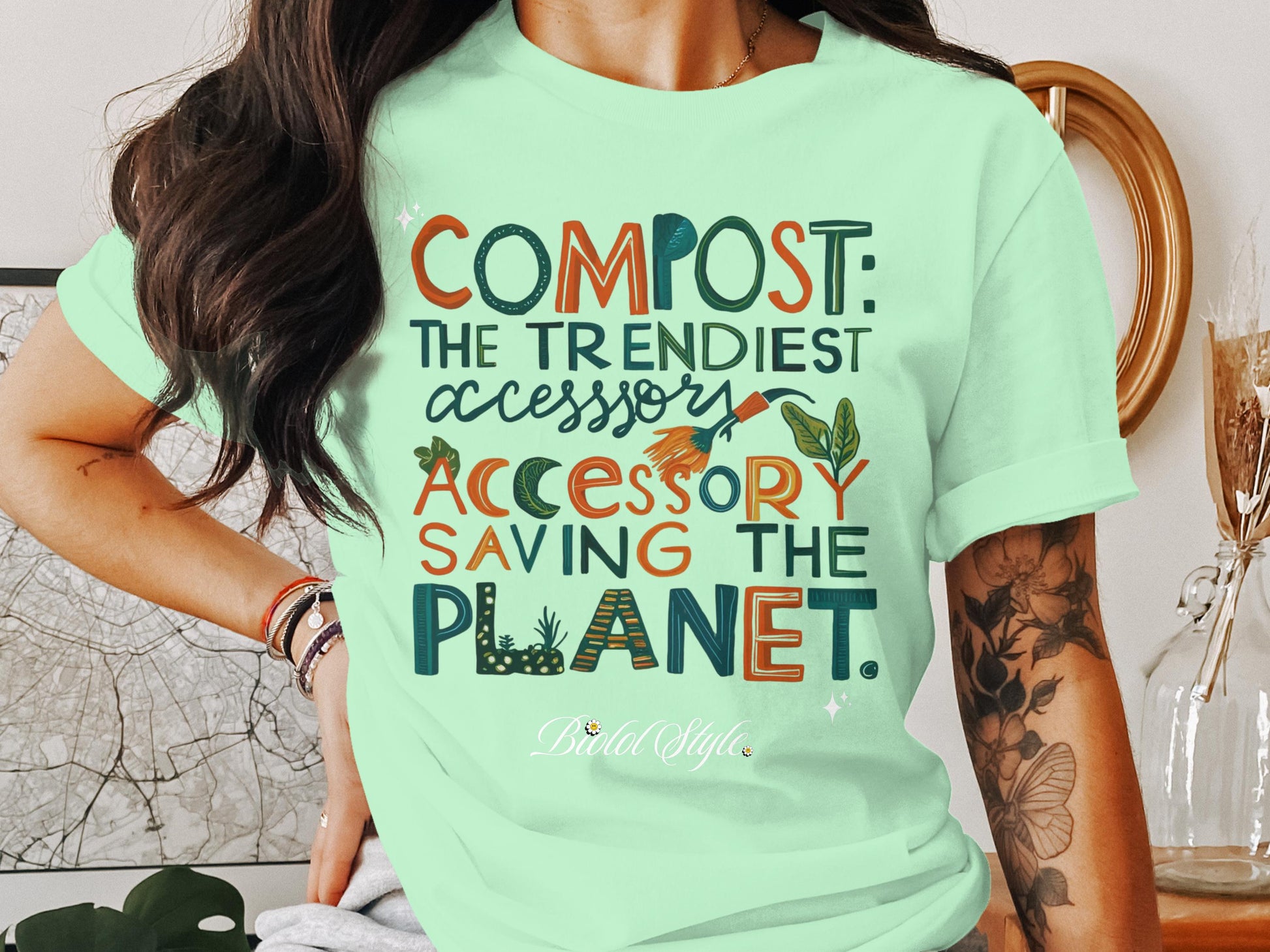 Compost Theme Trendy Accessory Saving The Planet product type