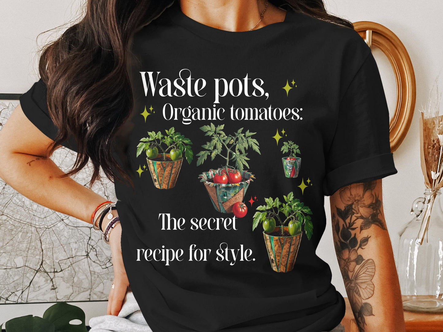 Waste Pots Organic Tomatoes Recipe Style Product