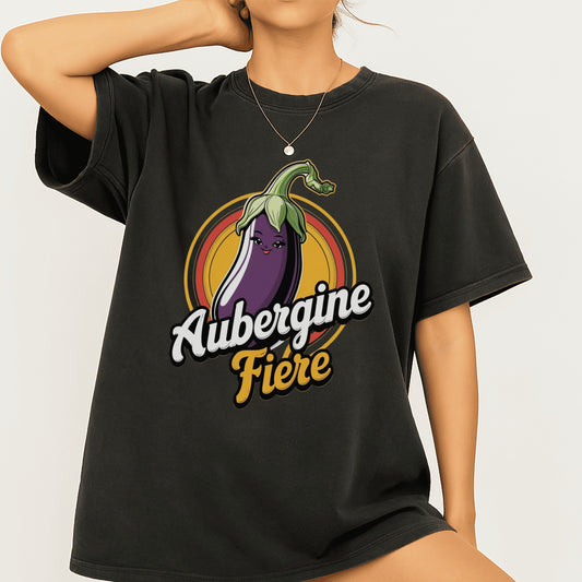 Aubergine Fiere Graphic Oversized T-shirt product type