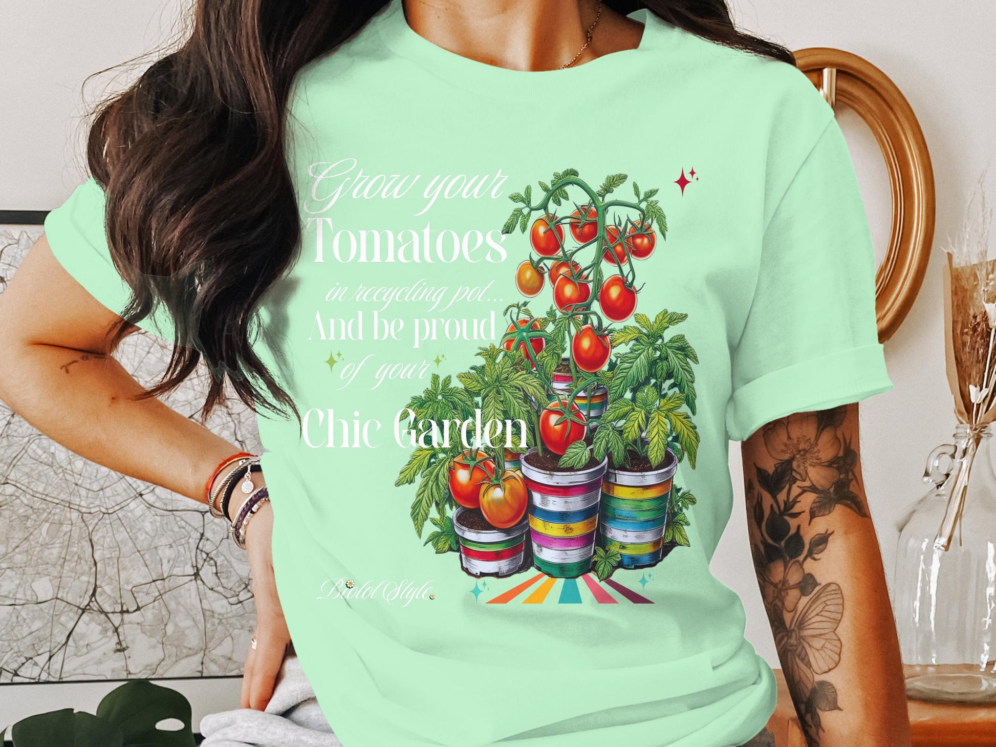 Chic Garden Grow Your Tomatoes T-shirt product type