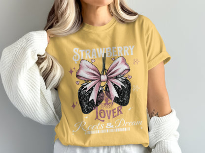 Strawberry Lover Roots and Dream Graphic Tee product