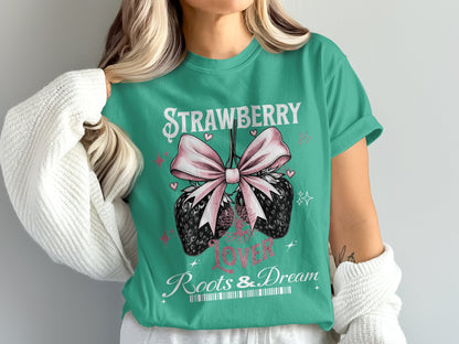 Strawberry Lover Roots and Dream Graphic Tee product type