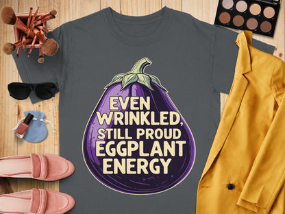 Even Wrinkled Still Proud Eggplant Energy product type