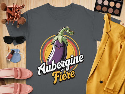 Aubergine Fiére Stylish Graphic T-shirt product type