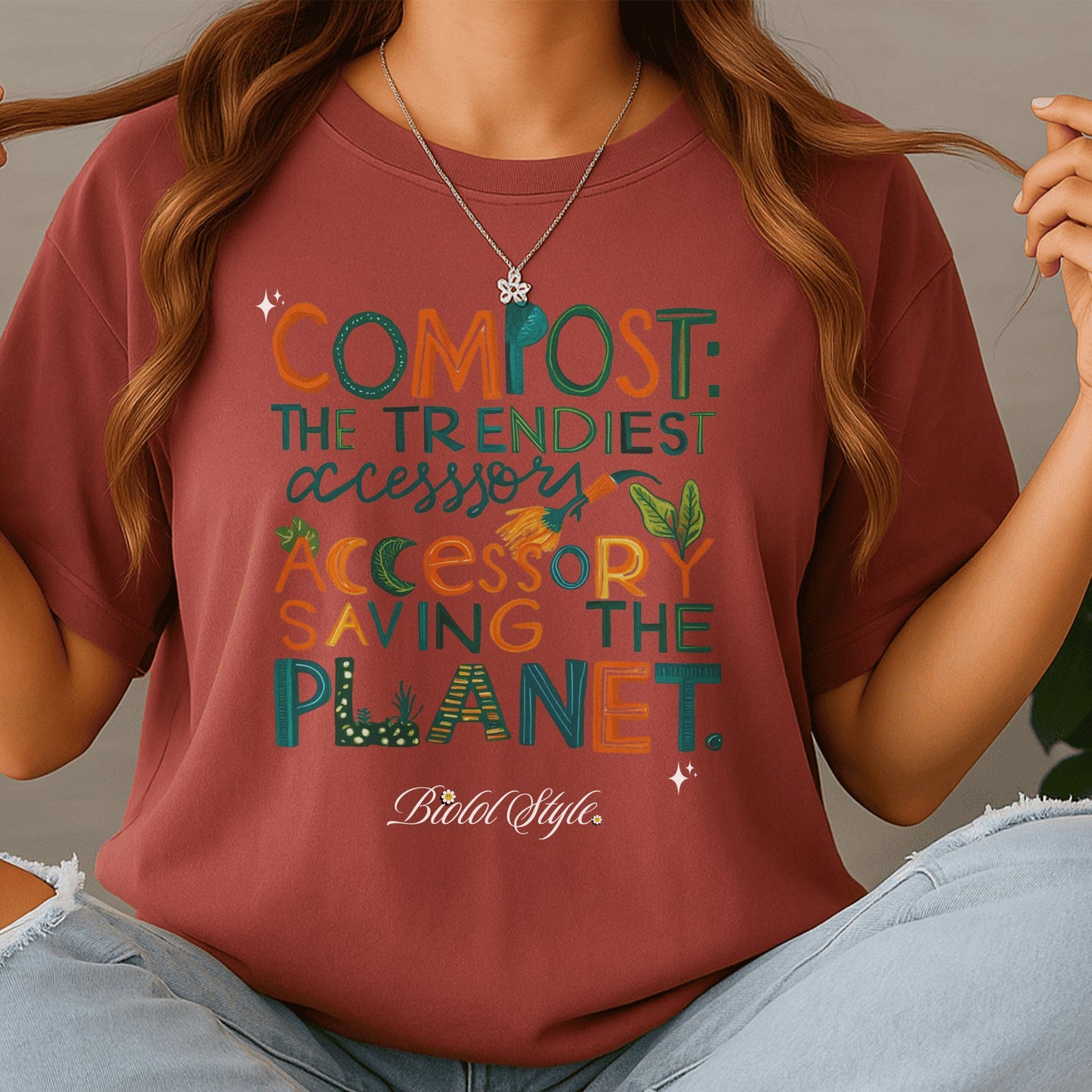 Trendy Compost Graphic Tee Saving Planet Accessory product