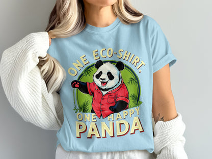 One Eco-Shirt One Happy Panda Graphic T-Shirt product