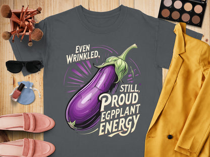 Even Wrinkled Proud Eggplant Energy Shirt product