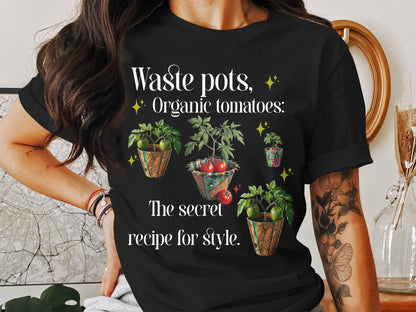 Waste Pots Organic Tomatoes Recipe Style Product