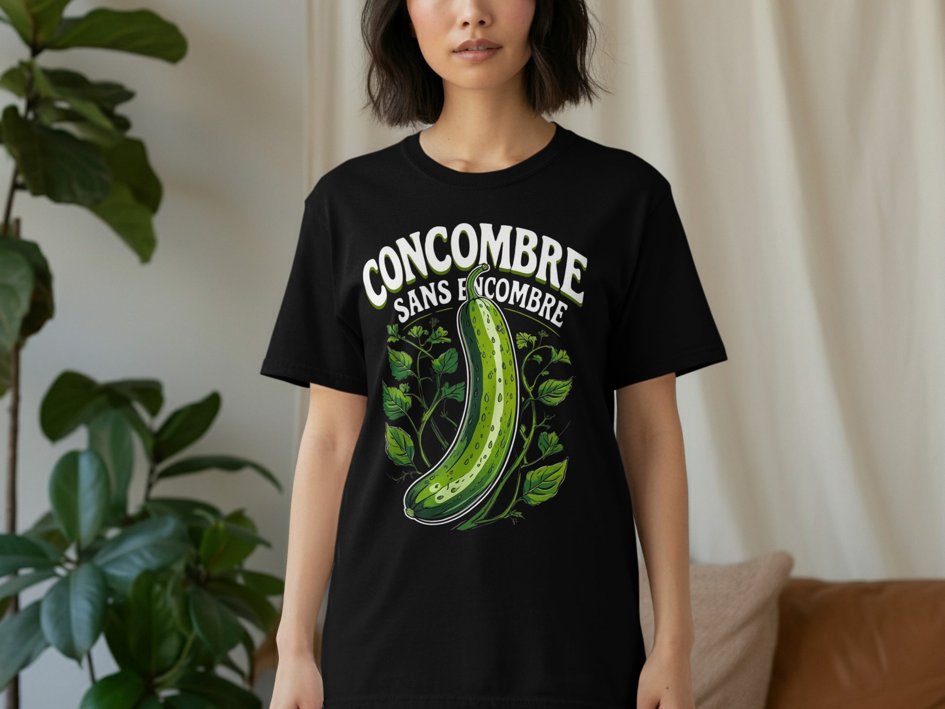 Concombre Sans Concombre Novelty Graphic T-shirt product type