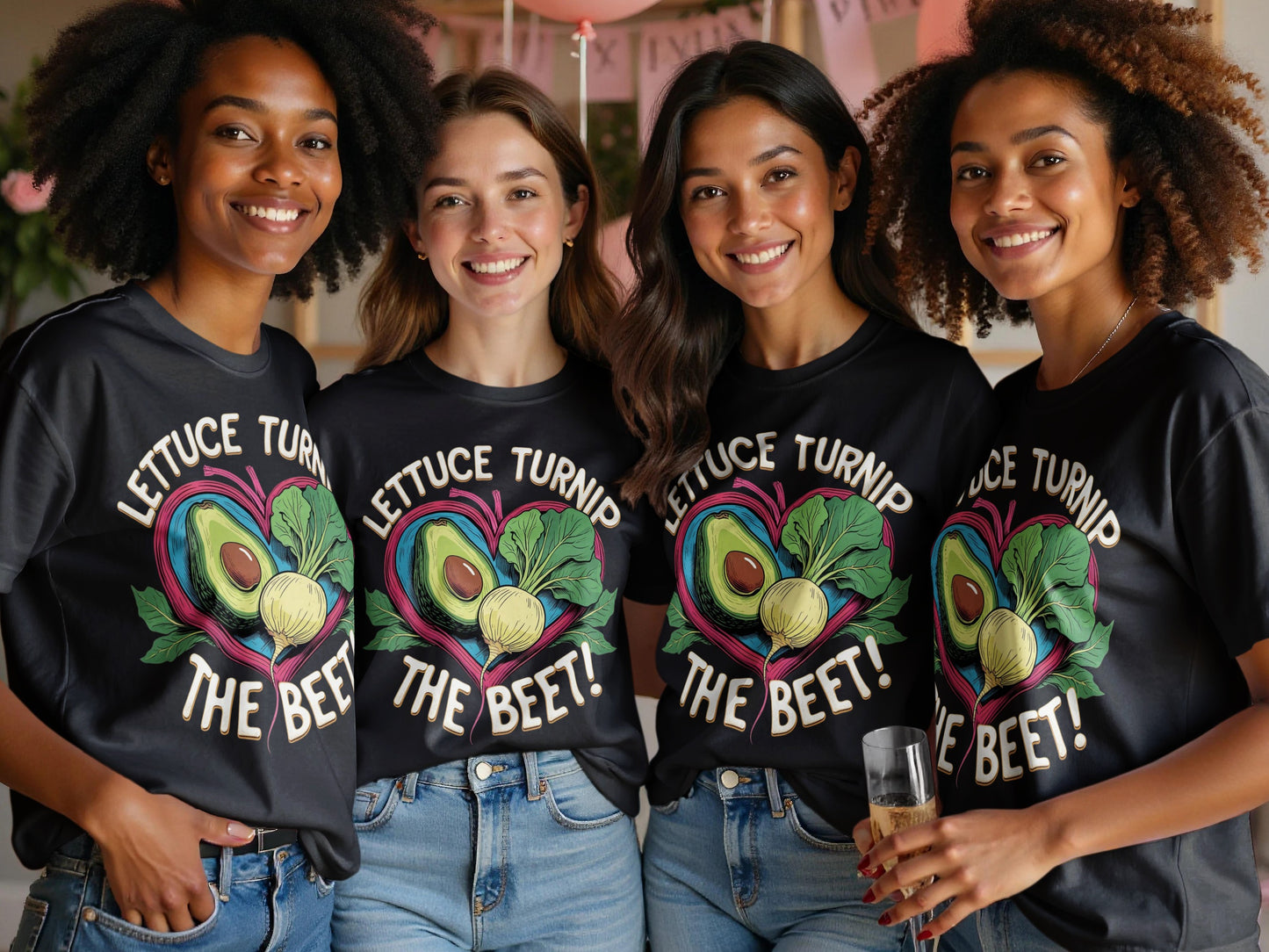 Lettuce Turnip The Beet Avocado Graphic T-Shirt product type