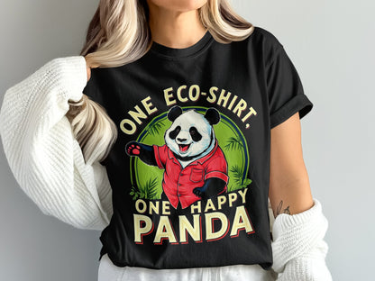 Eco-Friendly Panda Themed Shirt Graphic product type